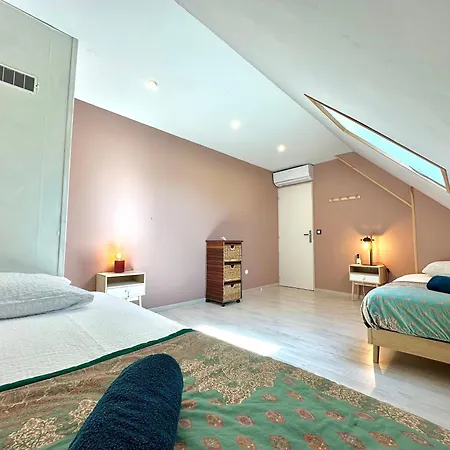 La Framboisine -plage A 6min-jardin-wifi-parking בית נופש Favières