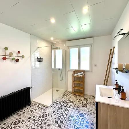 La Framboisine -plage A 6min-jardin-wifi-parking בית נופש *