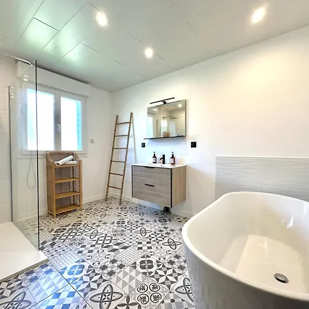 Feriehus La Framboisine -plage A 6min-jardin-wifi-parking