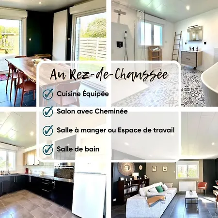 La Framboisine -plage à 6min-jardin-wifi-parking Hébergement de vacances *