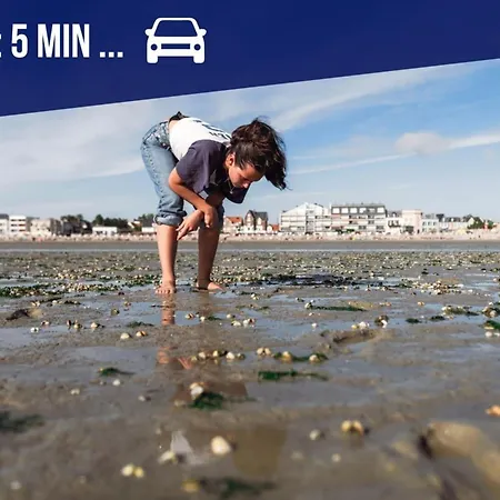 La Framboisine -plage A 6min-jardin-wifi-parking בית נופש